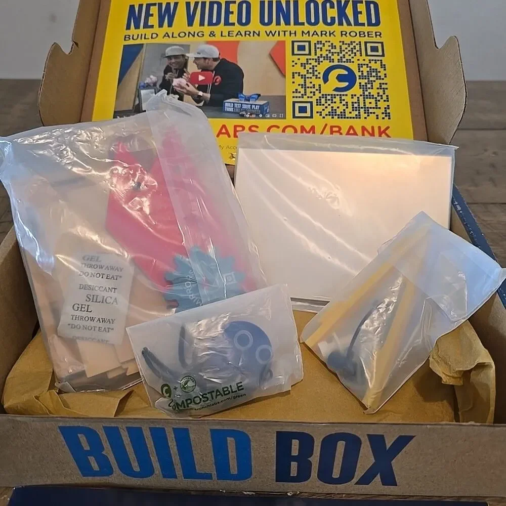 Mark Rober Crunch Labs Build MIRROR BANK Kit  new all bags closed open box